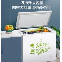 冰柜	容聲（Ronshen）205升低霜小型冰柜家用冷藏冷凍轉(zhuǎn)換單溫冷柜 一級能效 母嬰母乳臥式冰箱 BD/BC-205MB