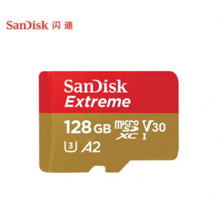  閃迪（SanDisk）128GB TF(MicroSD)內(nèi)存卡   運(yùn)動(dòng)相機(jī)無(wú)人機(jī)   監(jiān)控存儲(chǔ)卡   讀190MB/s