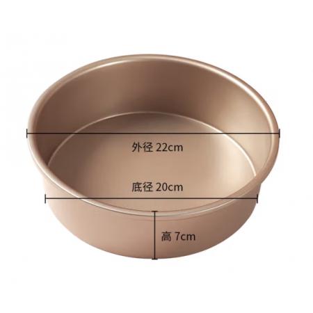 蛋糕活底盤模具	拜杰8寸20cm
