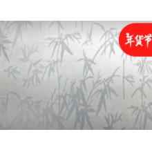 玻璃貼膜	四瓣花 60*100cm磨砂竹葉【背面自帶膠】