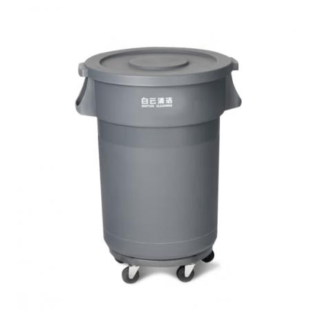 大垃圾桶（圓的）	白云80L