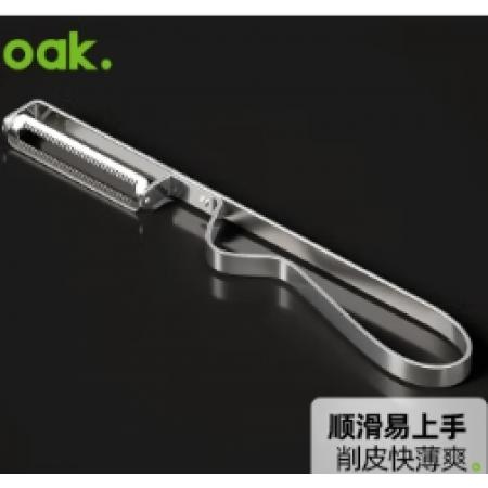 不銹鋼削皮刀 歐橡（OAK） 不銹鋼定制厚款 16cm