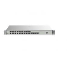 銳捷（Ruijie）二層網(wǎng)管24口千兆交換機 RG-NBS3100-24GT4SFP 4個千兆光口 企業(yè)監(jiān)控工程高性能分流器
