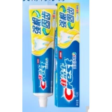 佳潔士強(qiáng)根固齒牙膏清新口氣含氟牙膏140g清爽薄荷京東自營(yíng)新老包裝混發(fā)