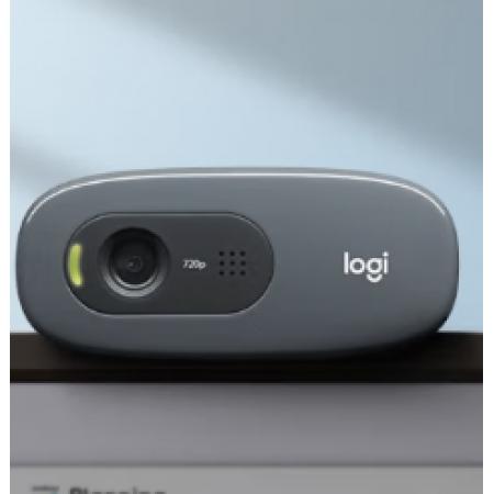 羅技（Logitech）C270 高清攝像頭 USB電腦筆記本臺式機(jī)攝像頭 視頻會議網(wǎng)課攝像頭帶麥克風(fēng) 即插即用 