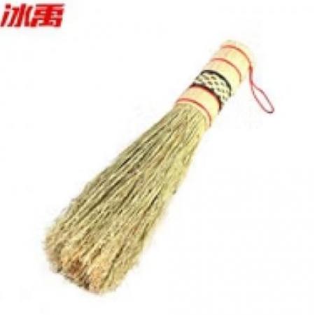 竹鍋刷子 冰禹  木把細竹刷長 30cm
