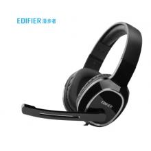 漫步者（EDIFIER）USB K815 頭戴式電腦筆記本有線耳機(jī) 游戲耳機(jī) 在線教育聽(tīng)力對(duì)話耳麥 黑色