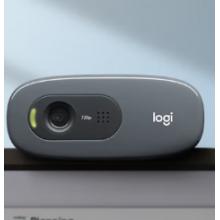 羅技（Logitech）C270 高清攝像頭 USB電腦筆記本臺(tái)式機(jī)攝像頭 視頻會(huì)議網(wǎng)課攝像頭帶麥克風(fēng) 即插即用