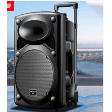 紐曼B12廣場舞音響12英寸戶外大音量藍(lán)牙拉桿音箱大功率便攜式移動(dòng)演出k歌低音炮地?cái)倲[攤喇叭雙麥版