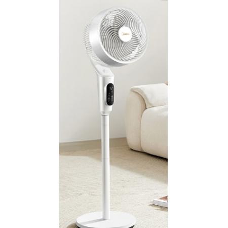 美的（Midea）空氣循環(huán)扇 電風(fēng)扇家用立式落地語(yǔ)音風(fēng)扇直流變頻輕音節(jié)能小風(fēng)扇抑菌凈化電扇 GDI24WG