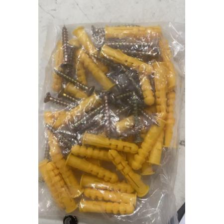膨脹螺絲套裝	6mm*40mm帶管*50套