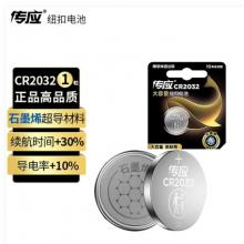 傳應(yīng) 大容量2032紐扣電池 3V鋰電池 1粒裝