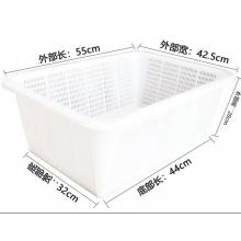 塑料菜筐	55.5*43*20長(zhǎng)方形，厚