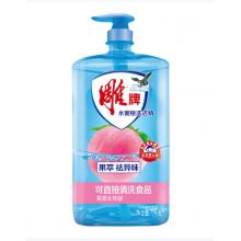 雕牌 洗潔精大瓶1kg水蜜桃味