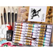 馬利國畫套裝12色中國畫顏料