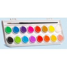 水彩顏料	16色固體水彩