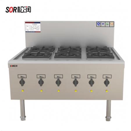 松潤	燃氣六眼煲仔灶	SOR-P405