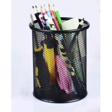 筆筒 得力 圓形直徑11cm高14cm  黑色