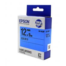 愛(ài)普生（EPSON）適配標(biāo)簽機(jī)原裝色帶LW-K400/600P/1000P/C410標(biāo)簽貼紙LK-4WBN 12mm透明底黑字9米LK-4TBW